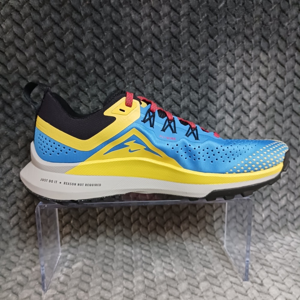 Nike React Pegasus Trail 4 Light Photo Blue Silver Women's Running Shoes Sz 8.5 - Picture 10 of 14